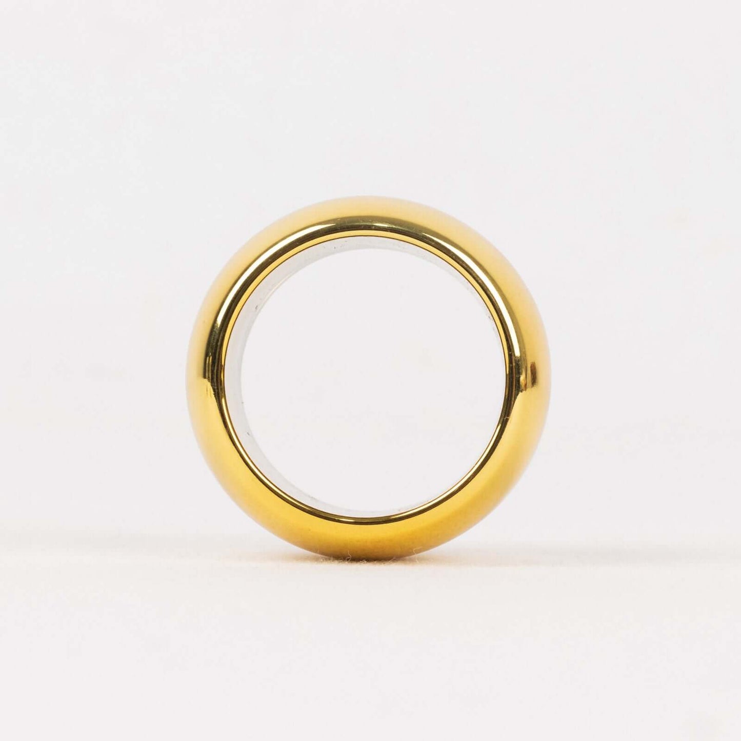 4 Pack Shiny Metallic Gold Acrylic Napkin Rings