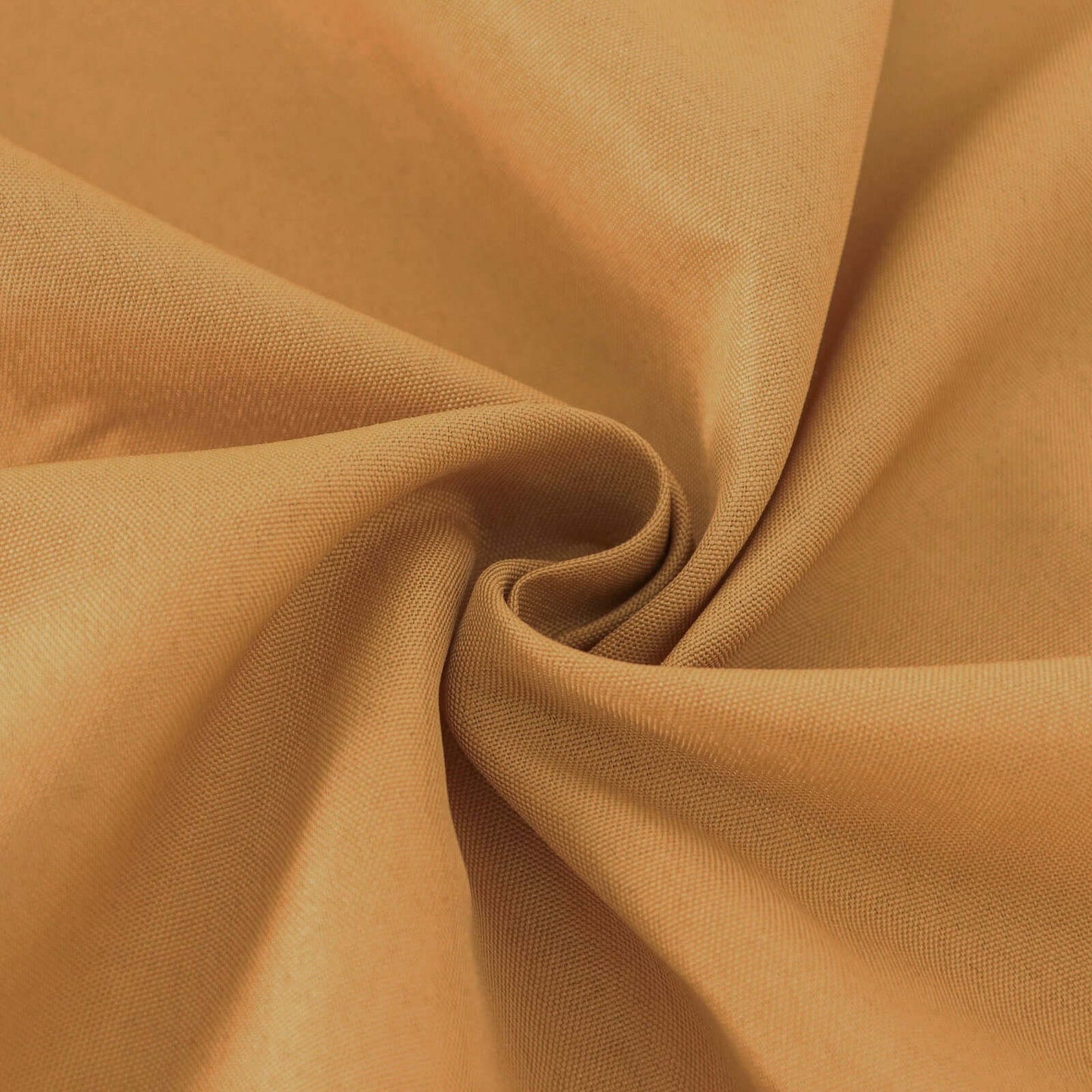 Polyester 70" Round Tablecloth Gold - Durable & Wrinkle-Resistant Table Cover for Everyday Use