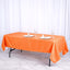 Polyester 60"x102" Rectangle Tablecloth Orange - Durable and Stylish Table Cover