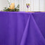 Polyester 90"x156" Rectangle Tablecloth Purple - Seamless Wrinkle-Resistant Table Cover