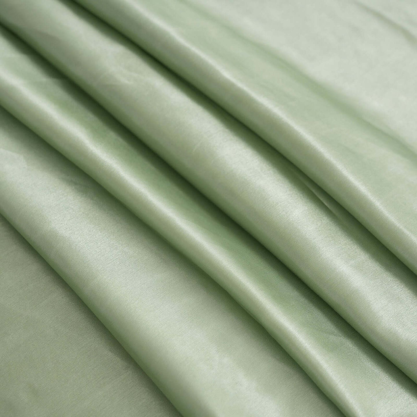 Satin 120" Round Tablecloth Sage Green - Stylish Seamless Table Cover