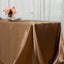 Satin Rectangular 90"x132" Tablecloth Taupe - Seamless Table Cover