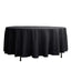 Polyester 108" Round Tablecloth Black - Wrinkle-Resistant and Stylish Table Cover