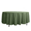 Polyester 108" Round Tablecloth Olive Green - Wrinkle-Resistant Table Cover