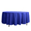 Polyester 108" Round Tablecloth Royal Blue - Wrinkle-Resistant Table Cover