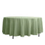 Polyester 108" Round Tablecloth Sage Green - Wrinkle-Resistant Table Cover