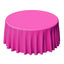 Polyester 120" Round Tablecloth Fuchsia - Seamless Wrinkle-Resistant Table Cover