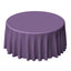 Polyester 120" Round Tablecloth Violet Amethyst - Seamless Wrinkle-Resistant Table Cover