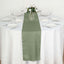 Polyester 12"x108" Table Runner Dusty Sage Green - Durable & Wrinkle-Resistant Table Decor