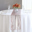 Polyester 12"x108" Table Runner Rose Gold Shimmer Sequin Dots - Wrinkle-Free Finish Table Linen