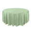 Polyester 132" Round Tablecloth Sage Green - Seamless Chic Table Cover