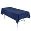 Polyester 54"x96" Rectangle Tablecloth Navy Blue - Wrinkle-Resistant & Easy-to-Care Table Cover