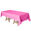 Polyester 60"x102" Rectangle Tablecloth Fuchsia - Durable and Stylish Table Cover