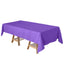 Polyester 60"x102" Rectangle Tablecloth Purple - Durable and Stylish Table Cover