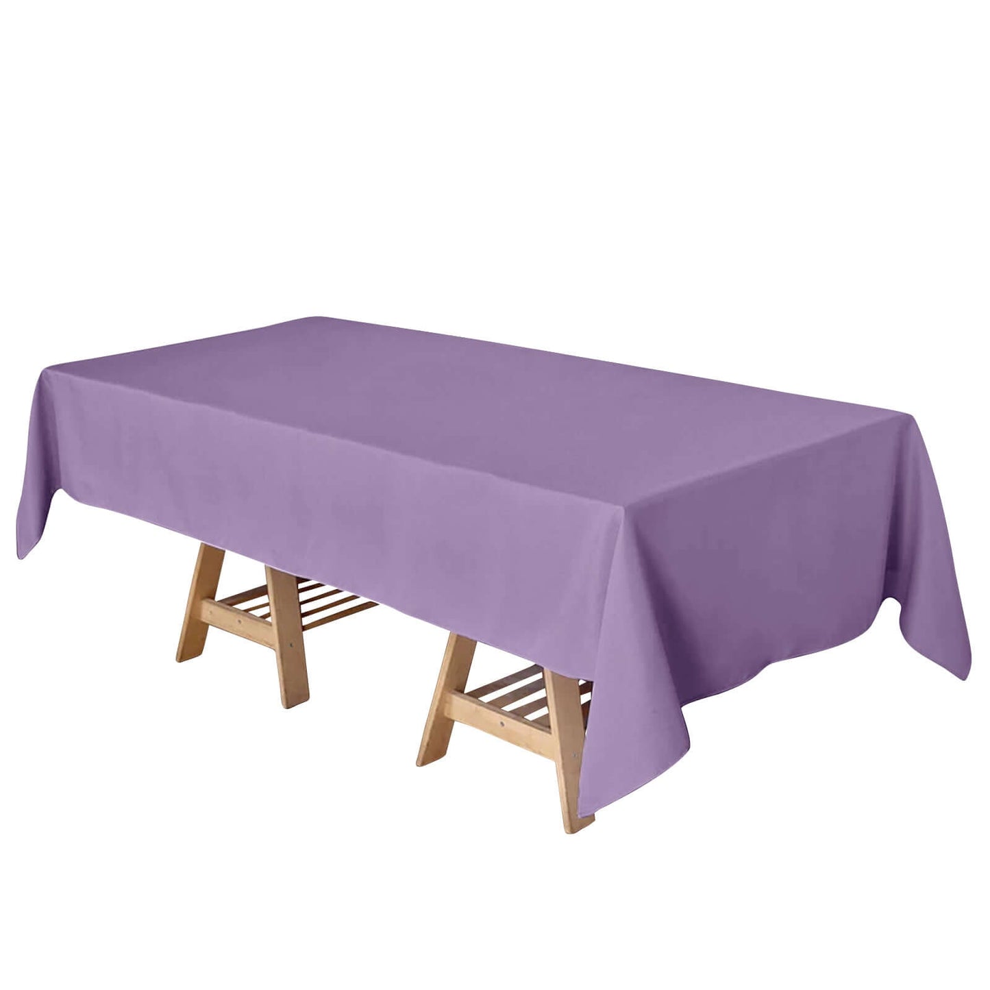 Polyester 60"x102" Rectangle Tablecloth Violet Amethyst - Durable and Stylish Table Cover