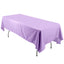 Polyester 60"x126" Rectangle Tablecloth Lavender Lilac - Wrinkle-Resistant Table Cover