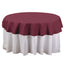 Polyester 70" Round Tablecloth Burgundy - Durable & Wrinkle-Resistant Table Cover