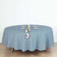 Polyester 90" Round Tablecloth Dusty Blue - Stain & Wrinkle-Resistant Table Cover