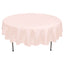 Polyester 90" Round Tablecloth Blush - Stain & Wrinkle-Resistant Table Cover
