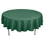 Polyester 90" Round Tablecloth Hunter Emerald Green - Stain & Wrinkle-Resistant Table Cover