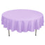 Polyester 90" Round Tablecloth Lavender Lilac - Stain & Wrinkle-Resistant Table Cover