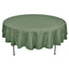 Polyester 90" Round Tablecloth Olive Green - Stain & Wrinkle-Resistant Table Cover