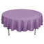 Polyester 90" Round Tablecloth Violet Amethyst - Stain & Wrinkle-Resistant Table Cover
