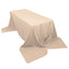 Polyester 90"x156" Rectangle Tablecloth Nude - Seamless Wrinkle-Resistant Table Cover