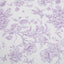 Polyester 90’’x156’’ Rectangle Tablecloth White - Seamless Lavender Lilac French Toile Pattern for Grand Occasions