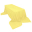 Polyester 90"x156" Rectangle Tablecloth Yellow - Seamless Wrinkle-Resistant Table Cover