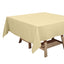 Polyester Square 70"x70" Tablecloth Champagne - Wrinkle-Resistant & Durable Table Cover