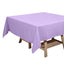 Polyester Square 70"x70" Tablecloth Lavender Lilac - Wrinkle-Resistant & Durable Table Cover