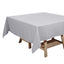 Polyester Square 70"x70" Tablecloth Silver - Wrinkle-Resistant & Durable Table Cover