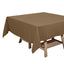 Polyester Square 70"x70" Tablecloth Taupe - Wrinkle-Resistant & Durable Table Cover