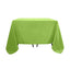 Polyester Square 90"x90" Tablecloth Apple Green - Wrinkle-Resistant & Durable Table Cover