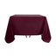 Polyester Square 90"x90" Tablecloth Burgundy - Wrinkle-Resistant & Durable Table Cover