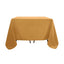 Polyester Square 90"x90" Tablecloth Gold - Wrinkle-Resistant & Durable Table Cover for Events