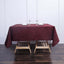 Polyester Square 70"x70" Tablecloth Burgundy - Wrinkle-Resistant & Durable Table Cover
