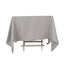 Premium Polyester Square Tablecloth 70"x70" Silver 220GSM Wrinkle-Resistant Table Cover