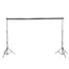 8ftX10ft Metal Triple Crossbar Adjustable Photography Backdrop Stand