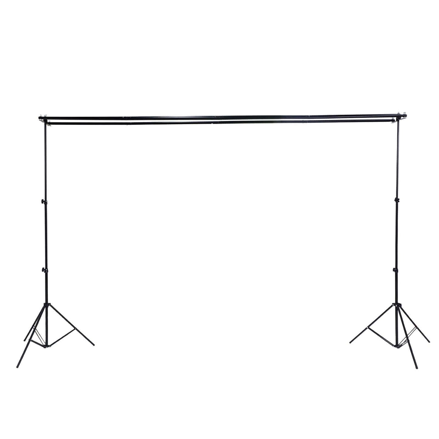 8ftX10ft Metal Triple Crossbar Adjustable Photography Backdrop Stand