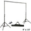 8ftX10ft Metal Adjustable Photography Backdrop Stand Kit and FREE Clips