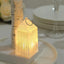 6-Pack Acrylic LED Lanterns Hanging Warm White Design - Decorative Dimmable Battery Operated Centerpiece 3.5"