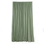 2 Pack Dusty Sage Green Scuba Polyester Event Curtain Drapes, Durable Flame Resistant Backdrop Event Panels Wrinkle Free with Rod Pockets - 10ftx10ft
