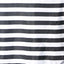 Satin 60"x102" Rectangle Tablecloth Black/White - Stripe Design with Stylish Smooth Finish Table Cover
