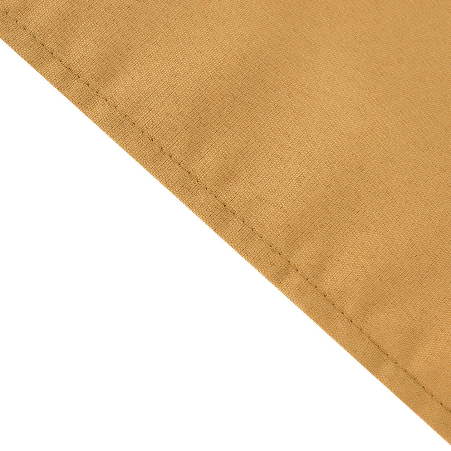 Polyester 54"x96" Rectangle Tablecloth Gold - Wrinkle-Resistant & Easy-to-Care Table Cover for Weddings & Events