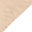 Lamour Satin 60"x102" Rectangle Tablecloth Nude - Durable & Silky Soft Feel Table Cover