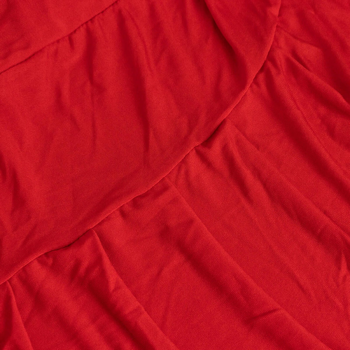 Spandex Chair Cover with Ruffle Pleated Skirt for Banquet Chairs Red - 1-Piece Stretch Fitted Slipcover