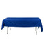 Cotton Blend 60"x102" Rectangle Tablecloth Royal Blue - Wrinkle-Resistant Table Cover