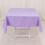 Premium Polyester 54"x54" Square Tablecloth Lavender Lilac - Stain and Wrinkle-Resistant 220GSM Table Cover